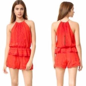 Silk 'Pamela' Eyelet Romper